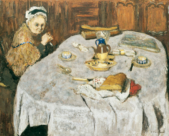  Edouard Vuillard —— LE PETIT DEJEUNER DE MADAME VUILLARD